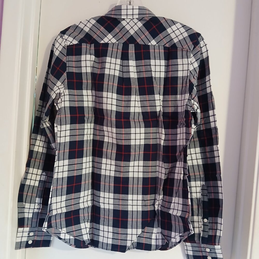 Untuckit Citra  Women's Plaid Long Sleeve Button Down Shirt SZ 4 NWOT - Picture 4 of 8